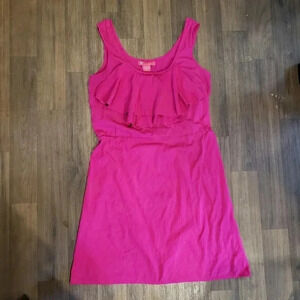 UP Ultra Pink Sleeveless Sun Mini Dress Women S Fu